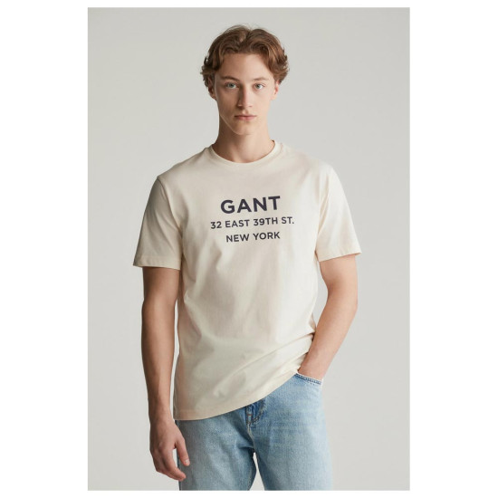Gant Ανδρική κοντομάνιικη μπλούζα Graphic Printed Tee